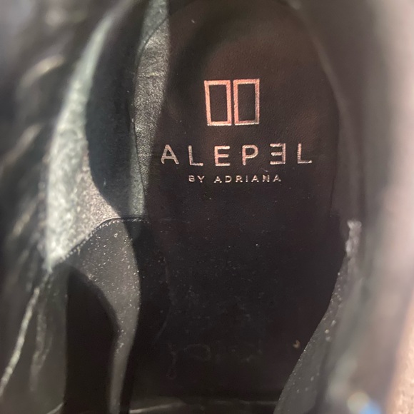 ALEPEL lace-up wedge booties - Picture 2 of 11